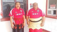 Lilieta Takau, SET Project Team Leader and Dr Fotu Fisi’iahi, CEO of Ministry of Internal Affairs