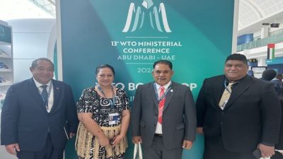 Kau atu 'a Tonga ki he Fakataha Lahi Faka-Minisita hono 13 'a e WTO