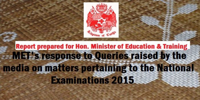 Ministry of Education Examinations & Assessment Unit Report