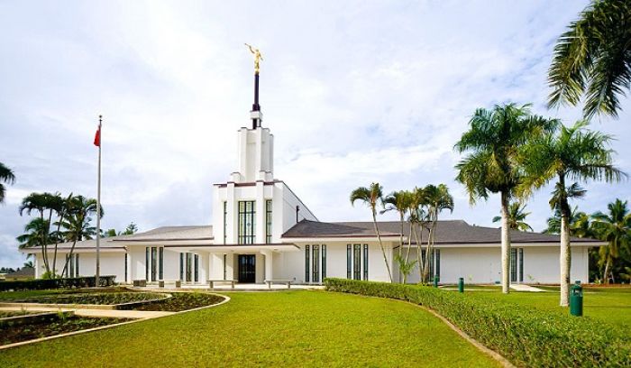 The Mormon temple in Liahona, Tonga