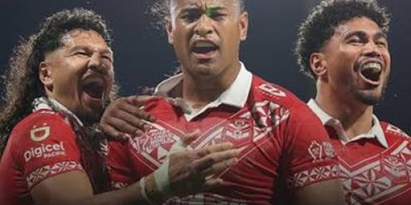 Tonga upsets England 30-12 at Rugby League World...